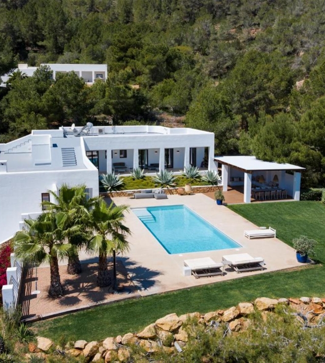Resa Estates Ibiza modern finca villa for sale air photo.jpg